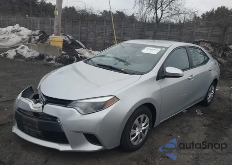 2015 Toyota Corolla L из США, поврежденный, VIN 2T1BURHE7FC327866